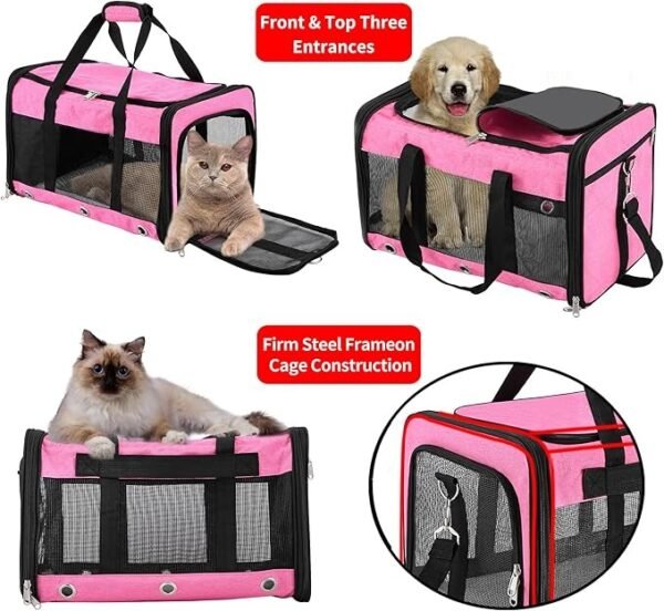 Soft Sided Foldable Cat/Dog/Pet Carrier Bag - Image 2